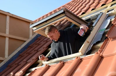 Pose de fenêtres de toit Velux au Mazis